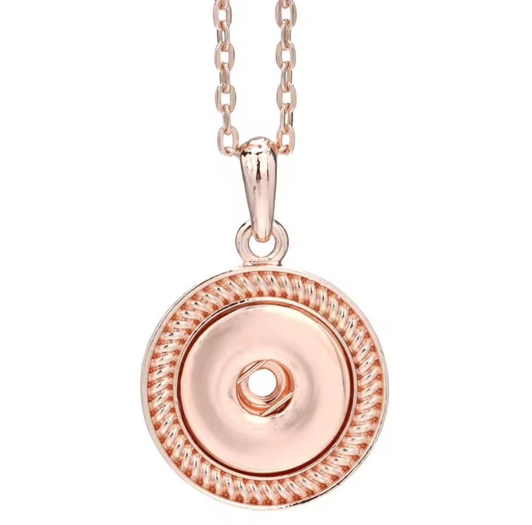 Double Circle Snapz Necklace