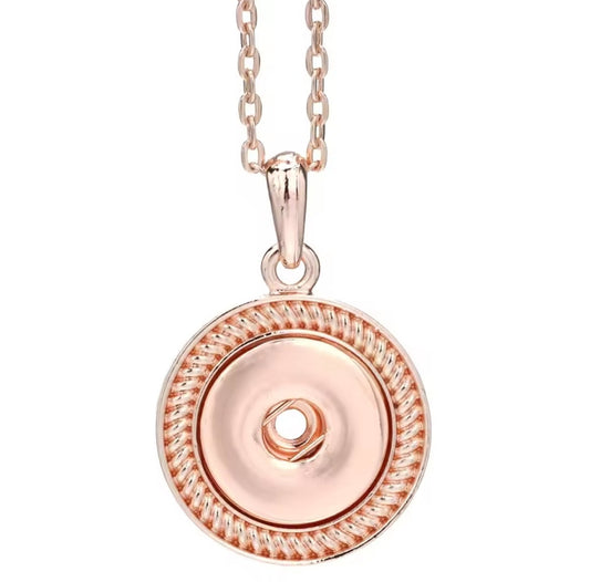 Double Circle Snapz Necklace
