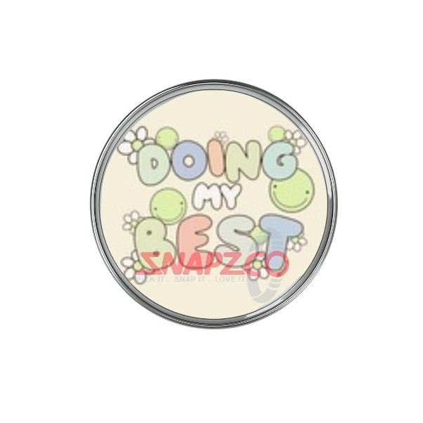 'Doing my best...' Snapz