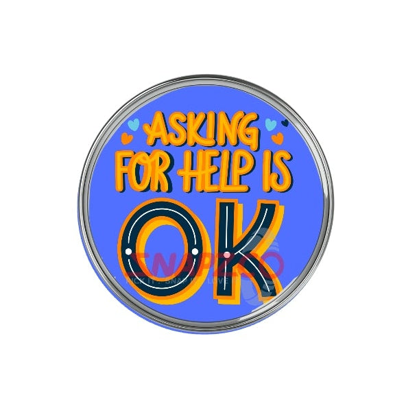 'Asking for help is ok...' Snapz