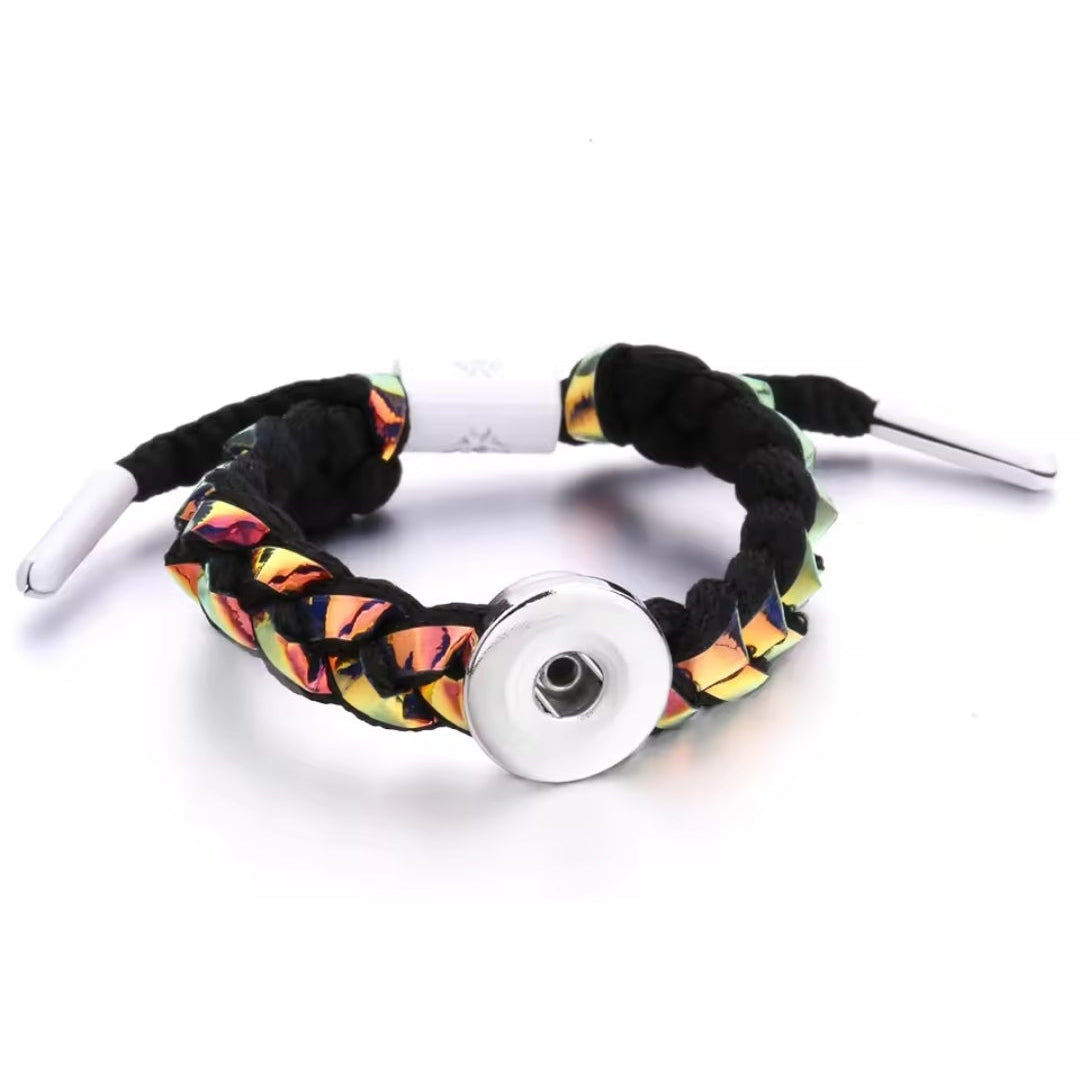 Plaited Draw Snapz Bracelet