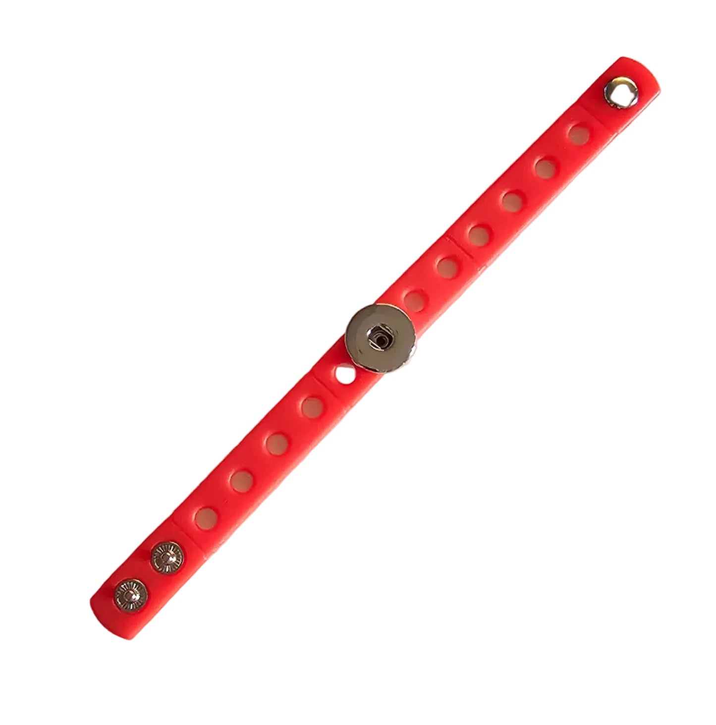 Silicone Colourful Pop Holes Snapz Bracelet