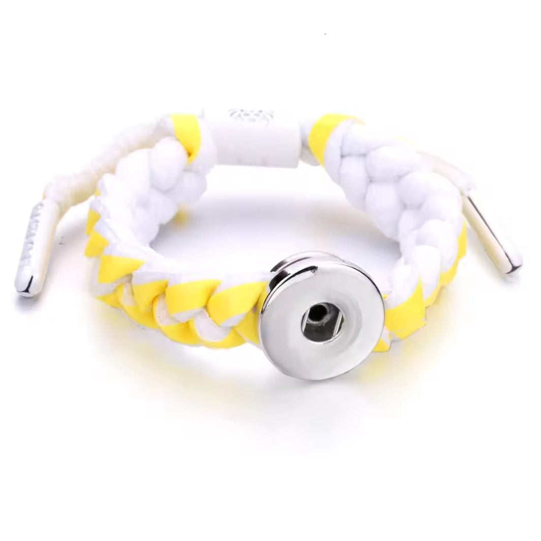 Plaited Draw Snapz Bracelet