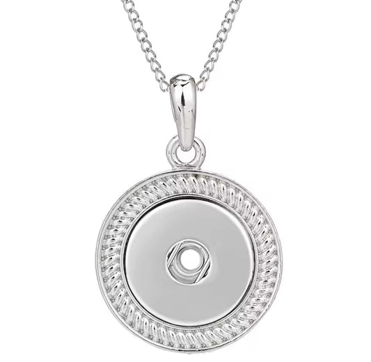 Double Circle Snapz Necklace