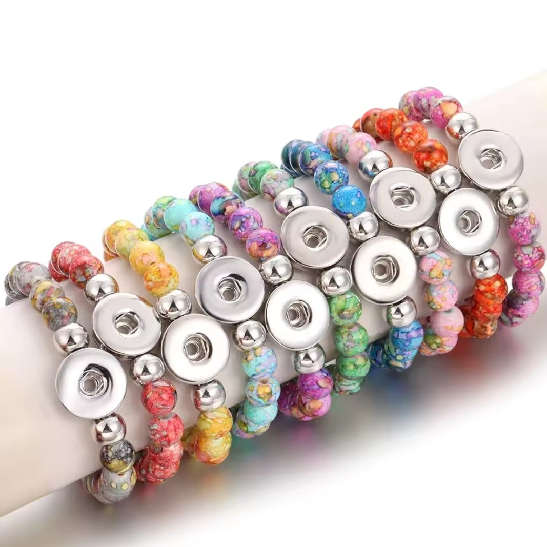 Classic Beaded Snapz Bracelet