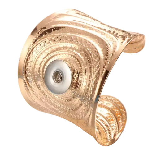 Filagree Metal Snapz Cuff
