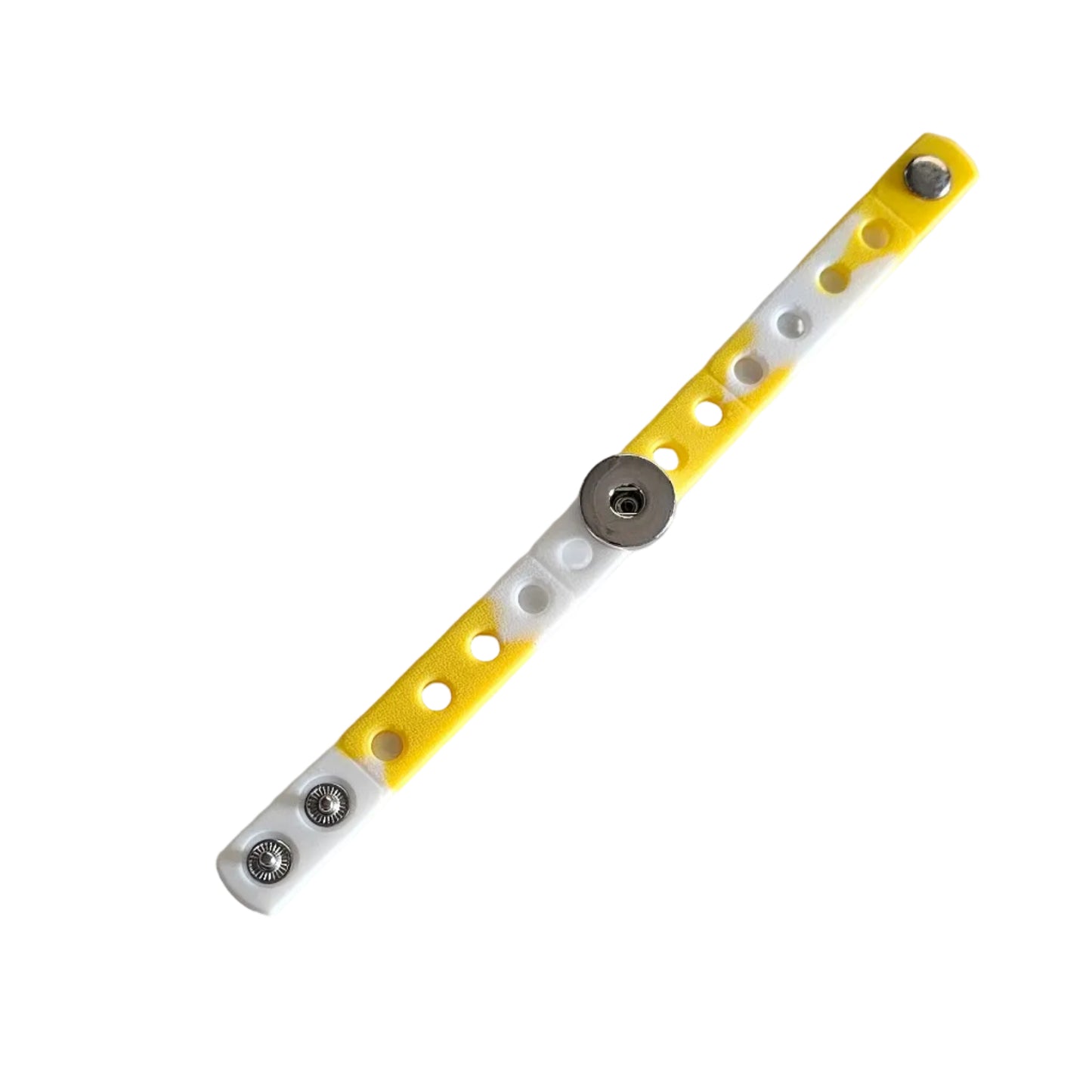 Silicone Colourful Pop Holes Snapz Bracelet
