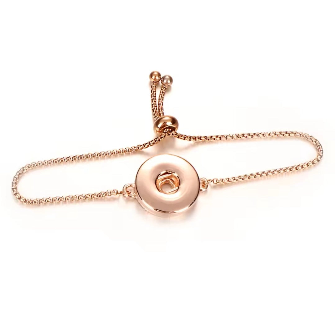 Stainless Steel Adjustable Snapz Bracelet