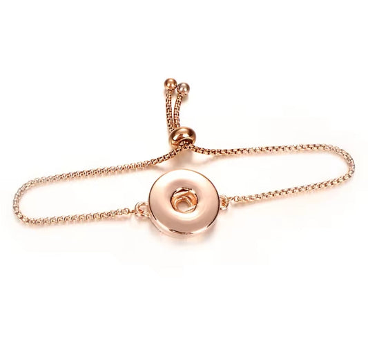 Stainless Steel Adjustable Snapz Bracelet