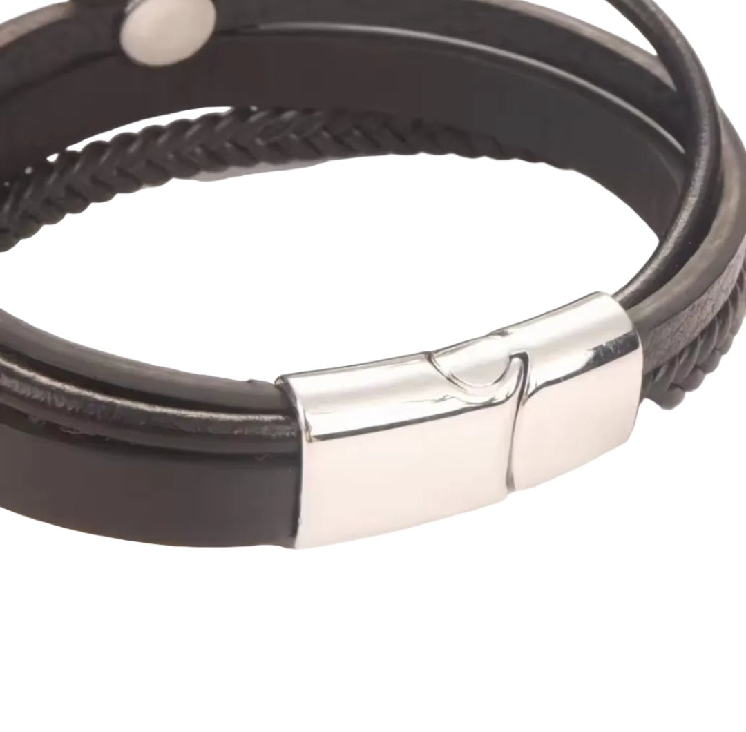 Leather love you Snapz Bracelet
